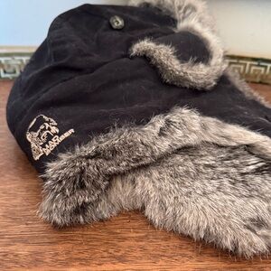 Mad Bomber Gray Lined Trapper Hat